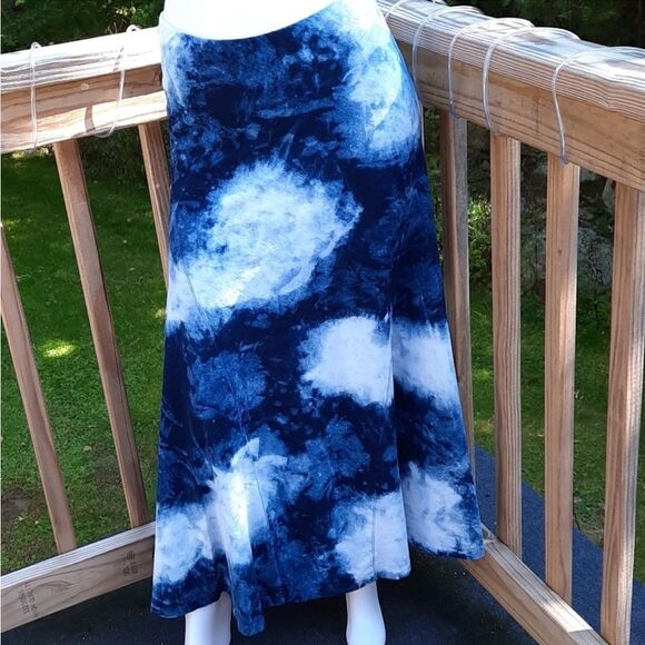Ralph Lauren Knit Tie Dyed maxi skirt D31 - Picture 3 of 10